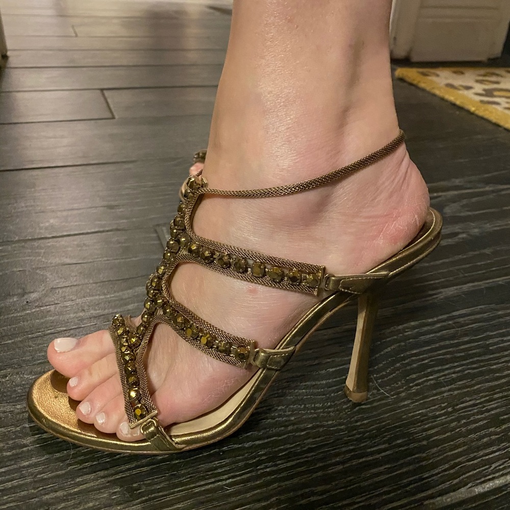 Jimmy Choo Golden Heels